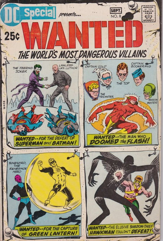 Wanted: The World's Most Dangerous Villains (Vol. 1) (1972 - 1973) #8