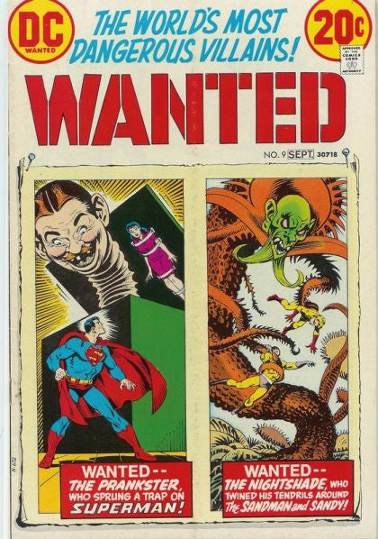 Wanted: The World's Most Dangerous Villains (Vol. 1) (1972 - 1973) #9